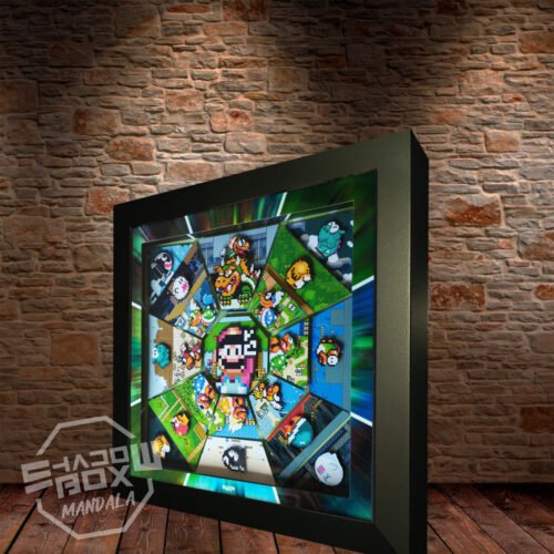 SHADOWBOX MANDALA SUPER MARIO WORLD (5b)