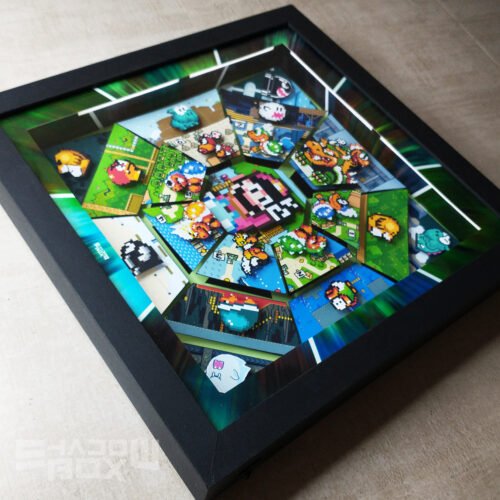 SHADOWBOX MANDALA SUPER MARIO WORLD (7)